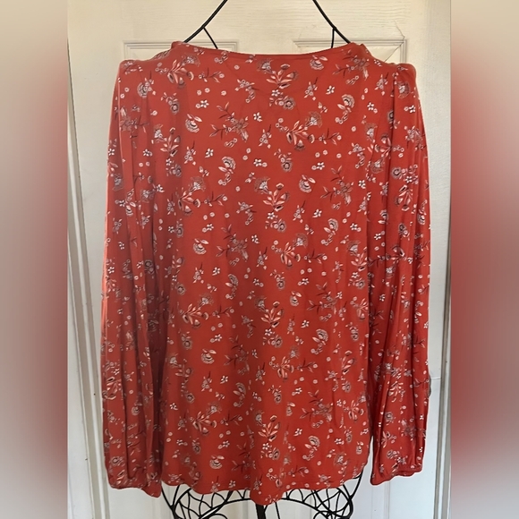 Lucky Brand Scarlet Floral Blouse - Picture 4 of 4